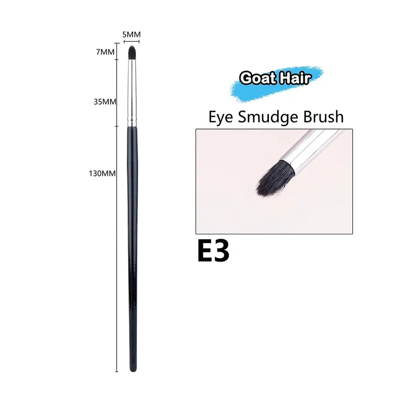 Small Smoky Liner Makeup Brushes Eyeliner Smudge Brush Precision Smudge Makeup Brush Horse Hair Eyeshadow Smudge Brush — image 15