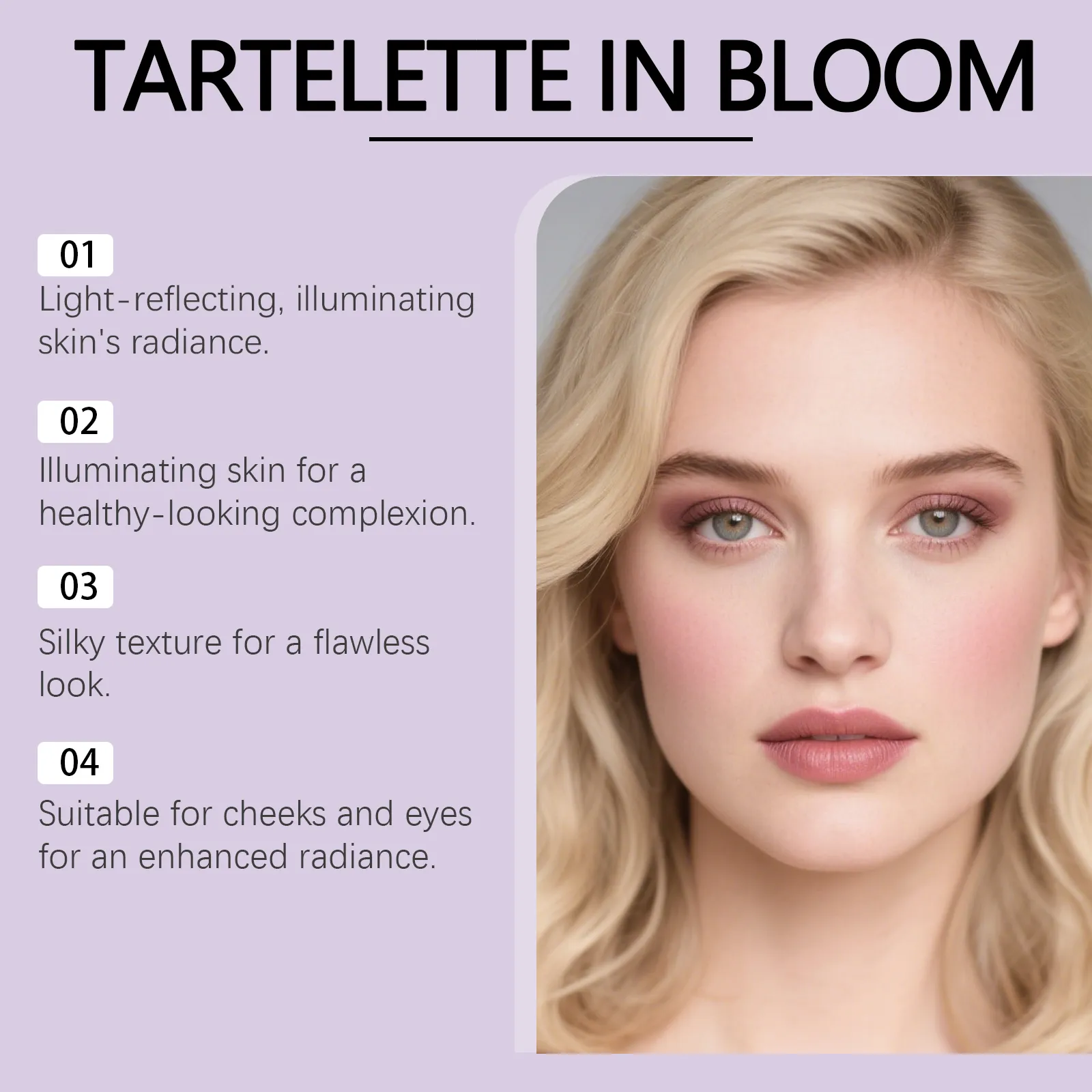 Palette di fard e ombretti illuminanti - Portatile, versatile, naturale e multiuso per il trucco quotidiano di occhi e guance — image 3
