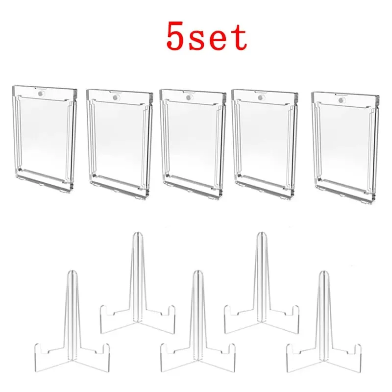 35PT Magnetkartenhalter-Set, Vitrine, passend für YuGiOh Pokmon Spiel, Sport, Sammelkarten, Hüllen aus hartem Acryl, Schutzspielzeug — image 9