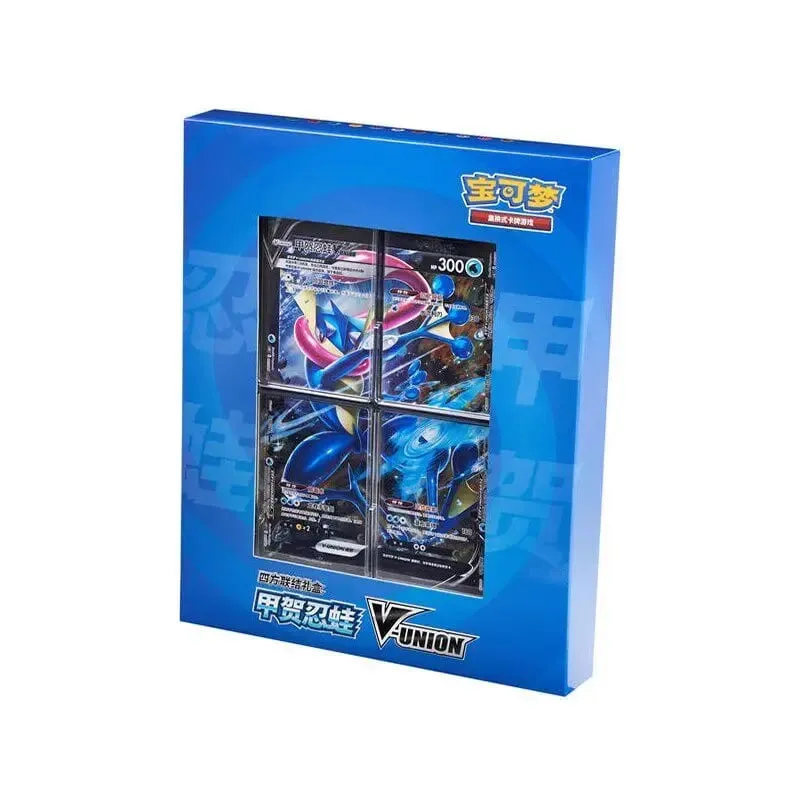 Disponibile 100% originale Pokemon Ptcg Card Quartet Accoppiamento V-Union Scatole regalo Pikachu Big Gather Moru Baker Mew-Two Ptcg Box — image 9