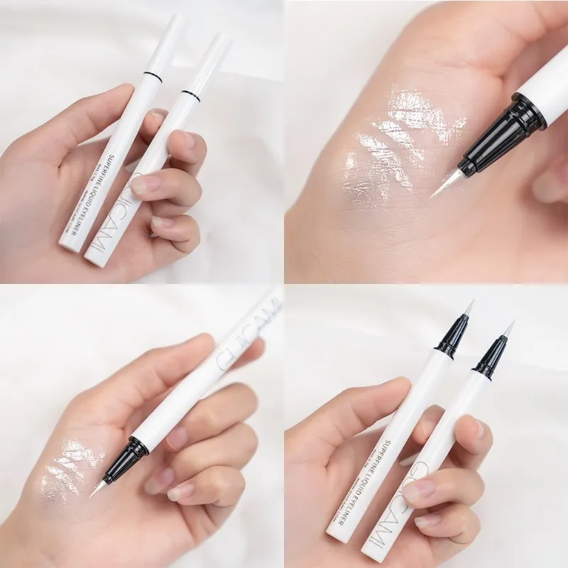 Stylo Eyeliner liquide blanc nacré, longue durée, brillant, sans étourdissement, séchage rapide, ver à soie couché, maquillage pour les yeux éclaircissants — image 7
