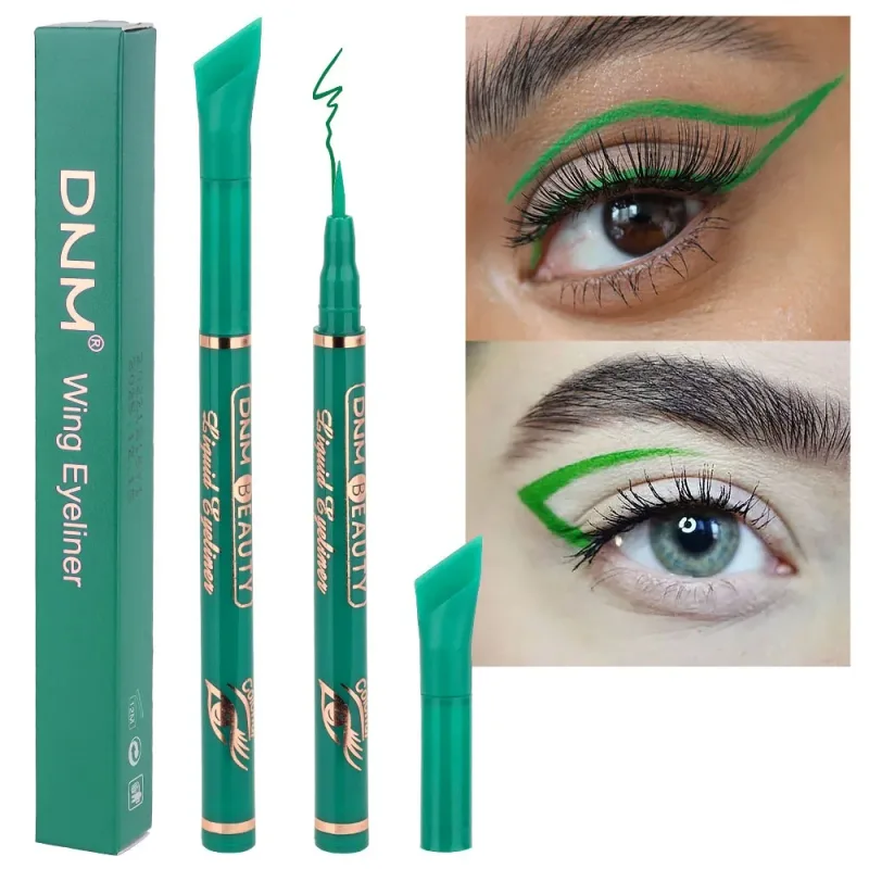 Voděodolné barevné tužky na oči Rychleschnoucí dlouhotrvající pero na oční make-up Snadné nanášení Hladká ultratenká tužka na oční linky — image 9