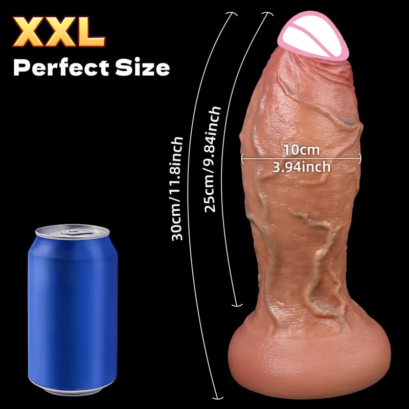 XXL ขนาดใหญ่ที่ใหญ่กว่าสมจริง Dildos ซิลิโคนหนา Anal Dildo Expander หนาอวัยวะเพศชายของเล่นสำหรับผู้ใหญ่ Masturbation Butt Plug 18 + — image 14