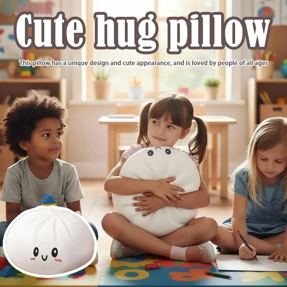 25cm Big Size Steamed Stuffed Bun Squishy Toy Kawaii Dumpling Squeeze Sensory Fidget Toy Soft Slow Rising Stress Relief for Kids — image 8