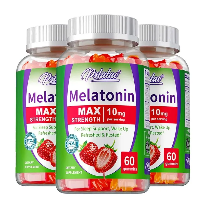 Melatonin Gummy - Aids Sleep Improves Insomnia Regulates Biological Clock Improves Immunity Adult Health Products — image 9