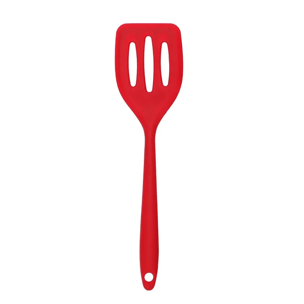 Gadget Peralatan Dapur Wajan Penggorengan Ikan Telur Sendok Turner Berlubang Sekop Goreng Peralatan Memasak Spatula Turner Silikon