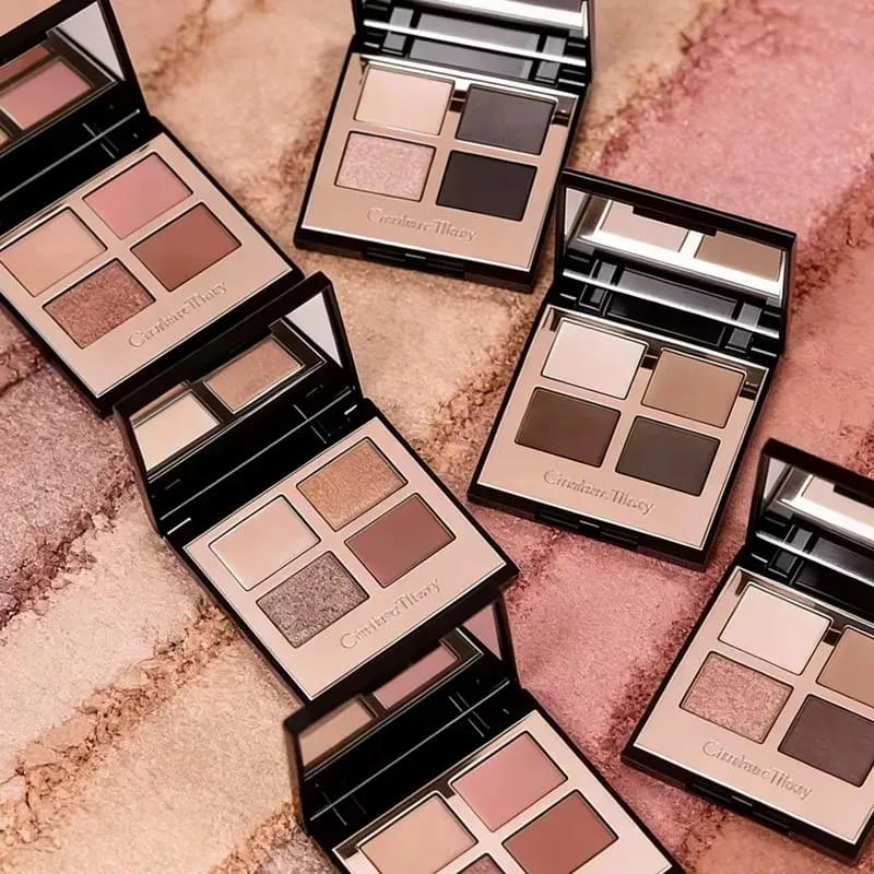 Charlotte Tilbury Luxury Palette Pillow Talk Lidschatten Palette Nude Pink 4 in 1 Langanhaltend Matt Schimmernd Augen Makeup — image 5