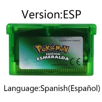 GBA 비디오 게임 카트리지 콘솔 카드 포켓몬 에메랄드 루비 FireRed LeafGreen 사파이어 GBA/NDS용 다국어 — image 31