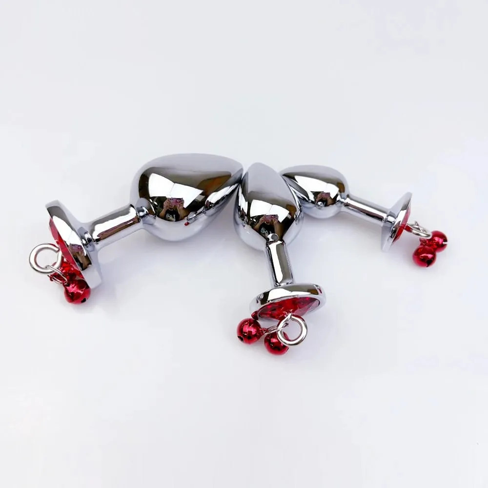 1 stk Metalklokker Analstik Tre størrelser Analstik Butt Plug G-Point Massage Analmotion Onani Udendørs Dildoer Sexlegetøj — image 4