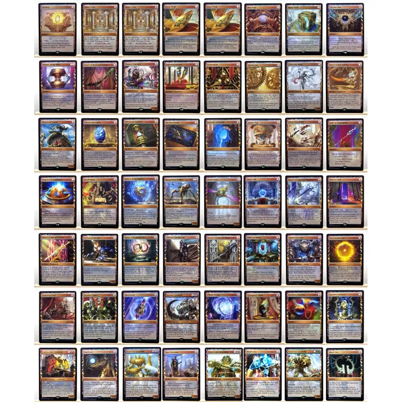 MPS FOIL2-01 Tarjetas TCG para Home Play Proxy Sol Ring Mana Crypt Mox Opal the Mana Vault Chrome Mox Sword of