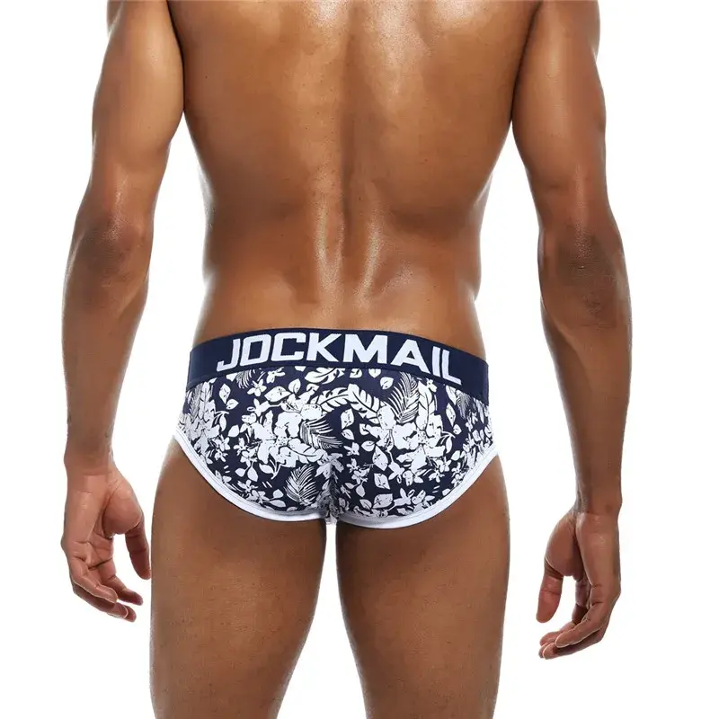 Men Underwear Briefs Cotton Printed Sexy Men Boxer Brief Slips Cueca Masculina Panties Calcinha Calzoncillos Hombre Breathable — image 3