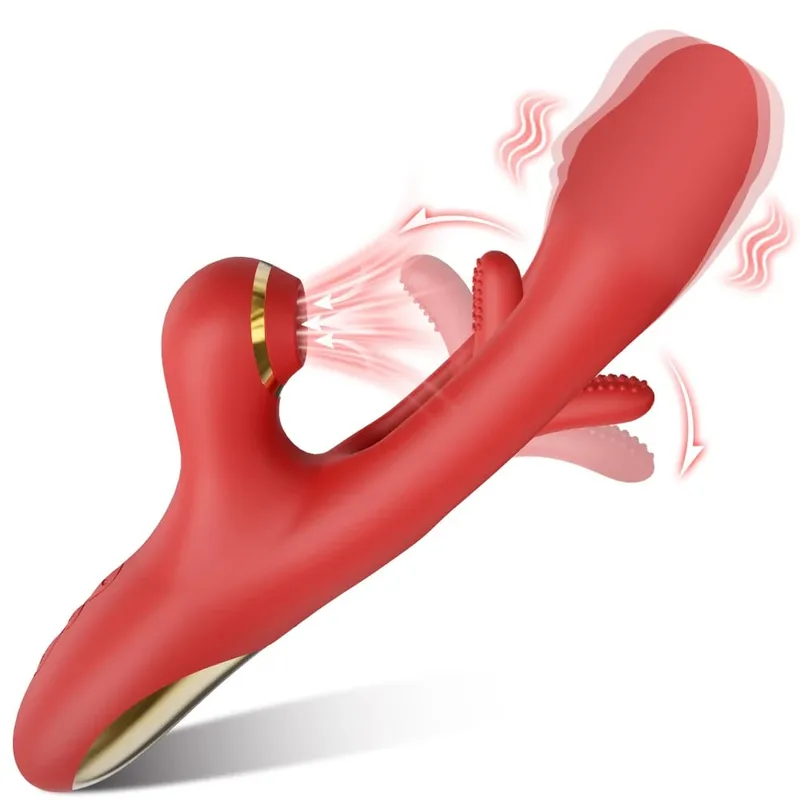 Tapping Flapping Vibrator for Women Clitoris Clit Sucker Stimulator Powerful Sex Toy Woman Female Rabbit Sucking Vibrators — image 8