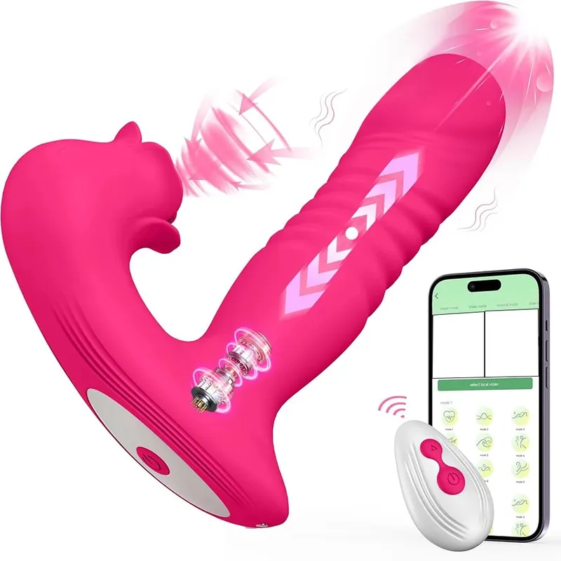 APP Controllo Spinta Vibratore Forte Succhiare Femmina Indossabile G-spot Stimolatore Clitoride Femminile Clitoride Masturbatore Dildo Giocattoli Del Sesso