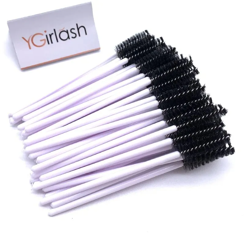 YGirlash 50Pcs Lash Swans Aplikator Bulu Mata Kristal Pemegang Berlian Pakai Nilon Tongkat Maskara Berus Alat Kosmetik — image 33