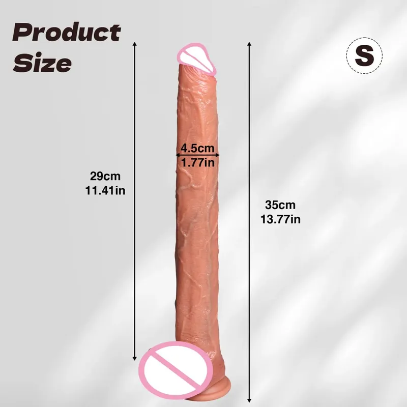 ealistic Langer Dildo Schwarzer Analplug mit Saugnapf Langer Penis Butt Plug Sexspielzeug für Männer Frauen Phallus Anal Dilator Stimulatio — image 13