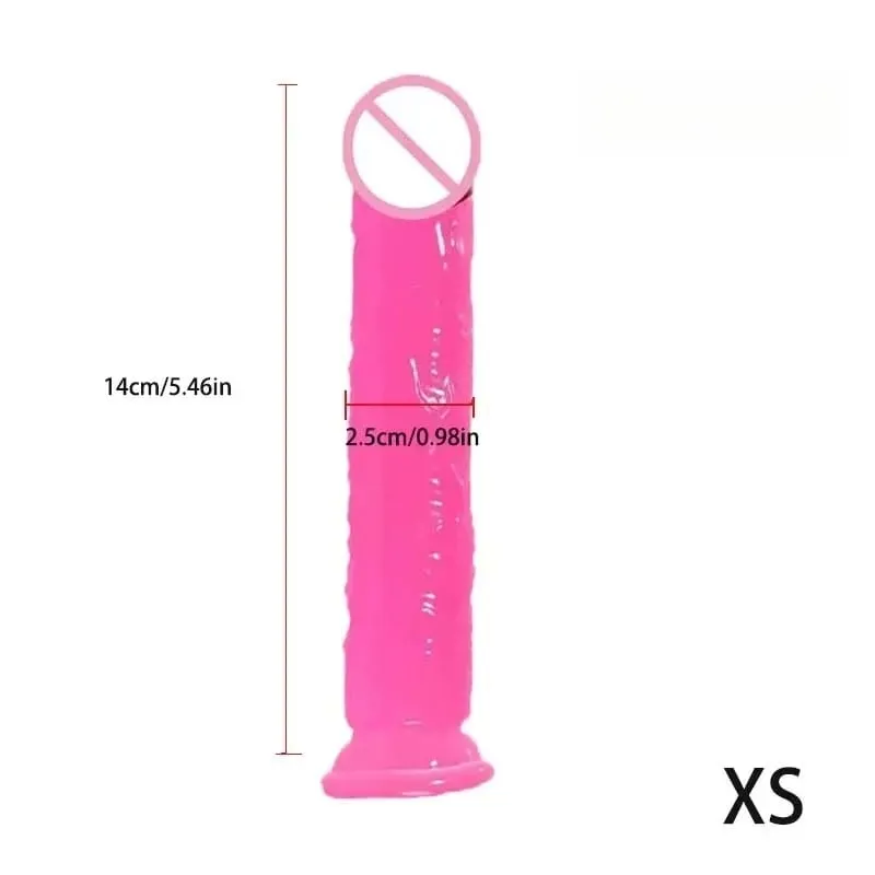Godemiché rose doux et réaliste avec ventouse, gros pénis en Silicone, jouets sexuels anaux pour adultes, bouchons Dilldo pour femmes lesbiennes