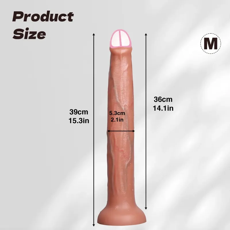 ealistic Langer Dildo Schwarzer Analplug mit Saugnapf Langer Penis Butt Plug Sexspielzeug für Männer Frauen Phallus Anal Dilator Stimulatio — image 12