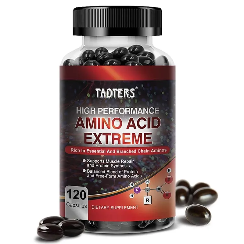 Capsule avanzate di aminoacidi per bodybuilding - Aiutano ad aumentare la forza, la resistenza, la sintesi proteica, a costruire la massa muscolare, l'energia per gli addominali — image 3