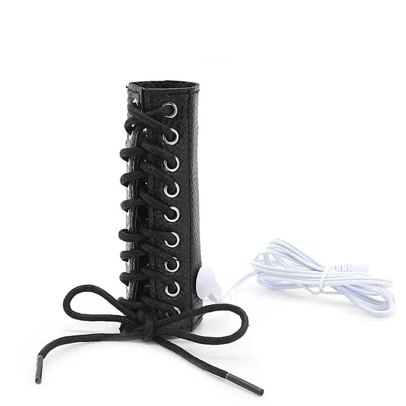 Anneau de pénis à choc électrique, électrostimulation du pénis, anneaux de Massage, jouets à thème médical pour hommes, accessoires de produits sexuels pour adultes — image 23