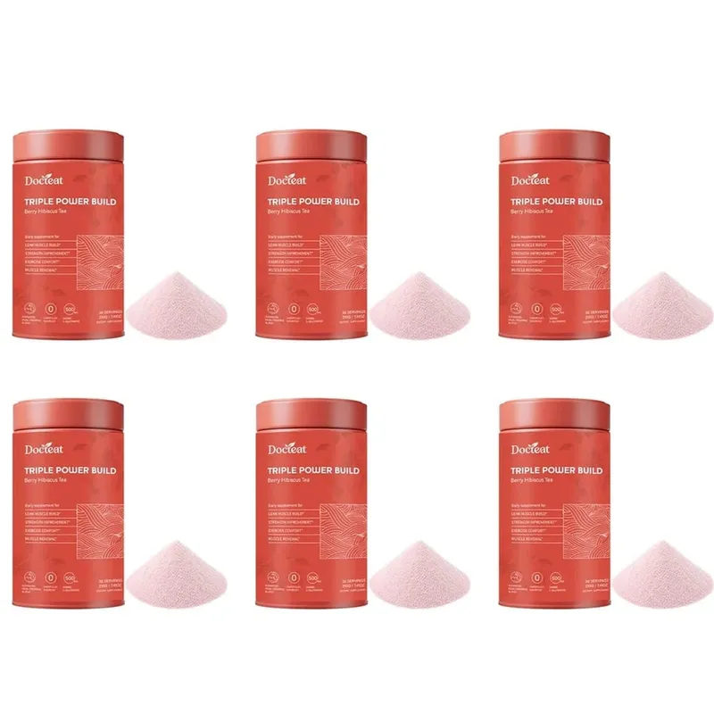 Docteat Triple Power Build Creatine Powder dengan Creatine HCL Creatine Monohydrate Electrolyte Hydration Blend 30 Hidangan — image 12