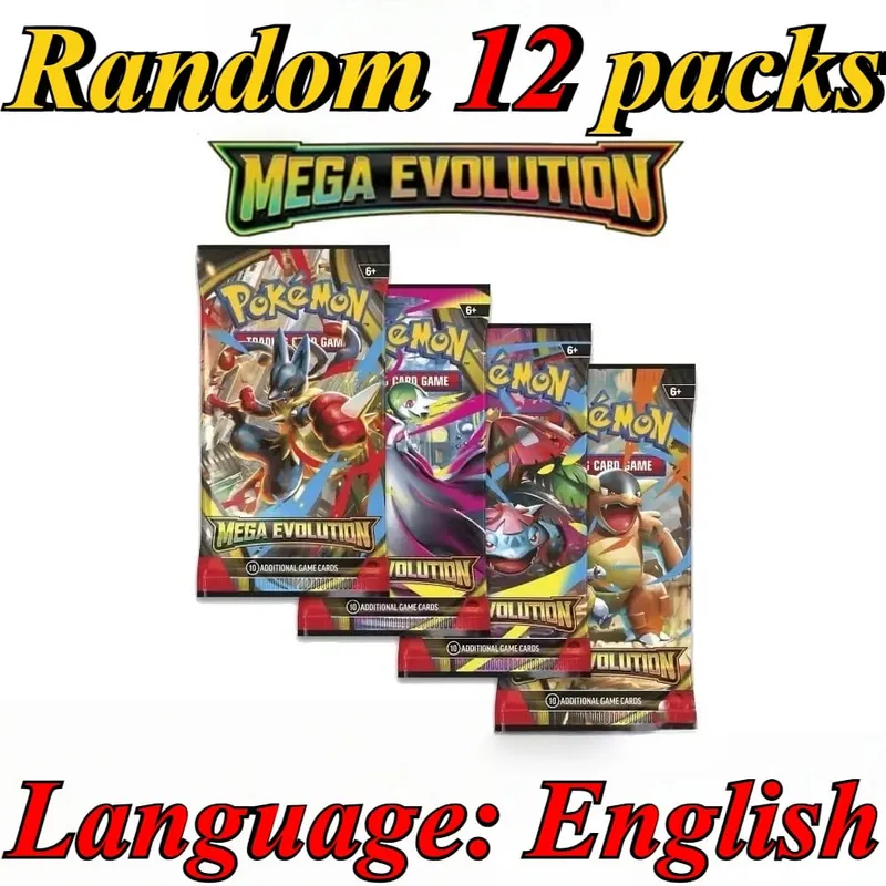 10 pacchetti di carte Pokémon Stelle luminose 151 evoluzioni prismatiche PALDEAN FATES Regalo di carte di transazione di battaglia di rinforzo inglese — image 12