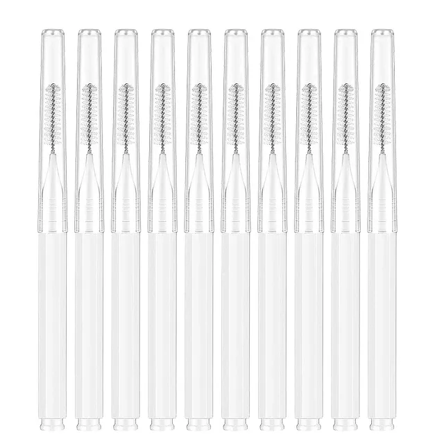 10/20 Pcs Spazzole per sopracciglia Mini Brow Lifting Brush Usa e getta Trucco Strumento per ciglia Dente Pennello interdentale Forniture per estensione ciglia — image 11