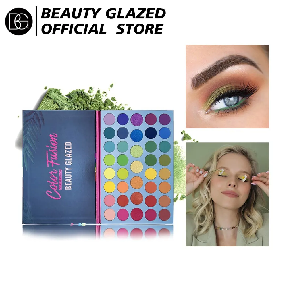 39 Farben Regenbogen-Lidschatten-Palette Langlebige Neon-Glitzer-Lidschatten-Palette Augen-Make-up-Kosmetik — image 6
