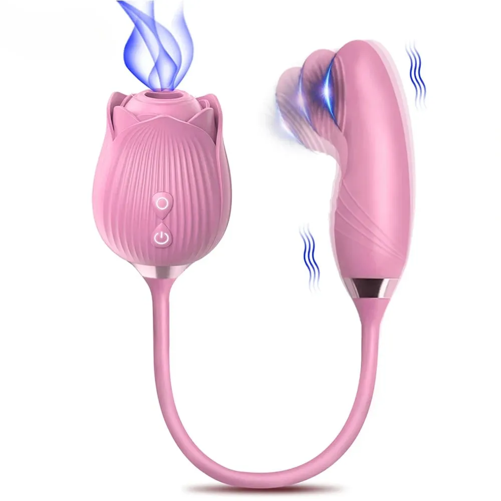 Clitoris Sucker Vibrator for Women Nipples Clit Stimulator Finger Wiggle G-Spot Vibrator Female Masturbator Sex Toy for Women — image 1