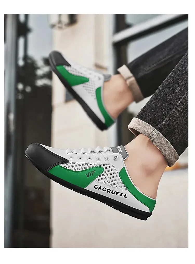 Slip-on casual da uomo: mezze pantofole durevoli, comode, traspiranti ed eleganti