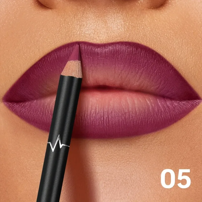 Pudaier 6-farbiger, wasserfester, mattierter Lipliner – langanhaltende Formel ohne Abfärben, mattes Finish, 6 vielseitige Farbtöne — image 7