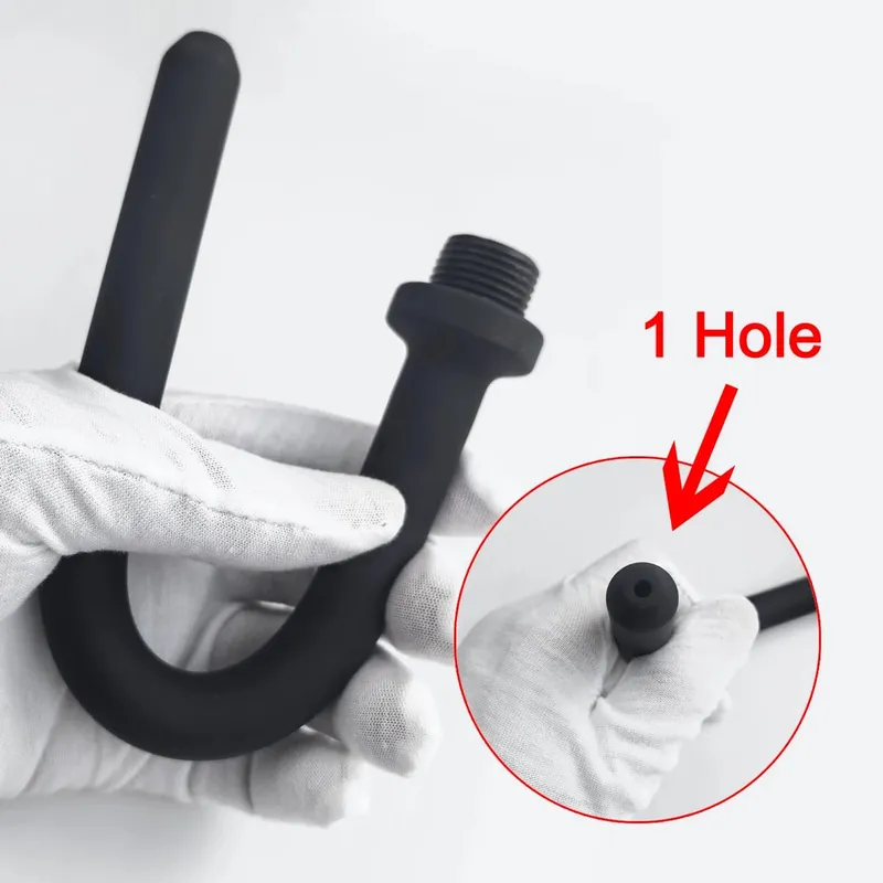 1 Pz Silicone butt flush plug-in doccia clistere dilatatori anali detergente per WC adulti giocattoli del sesso BDSM Bondage benessere sessuale — image 8