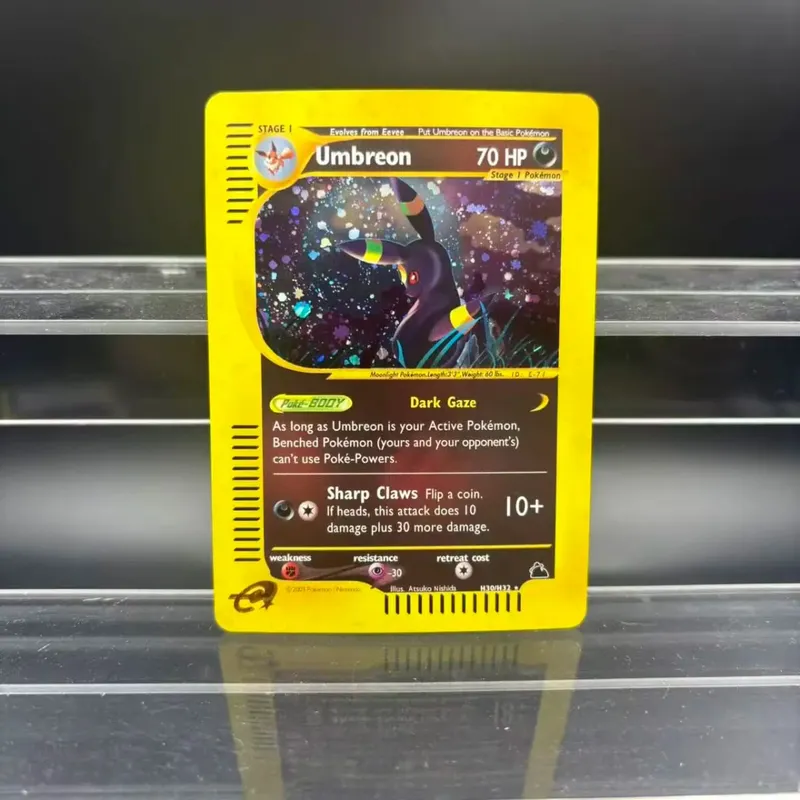 DIY Collection Cards Torchic Umbreon EN Samostatně vyrobená jednokartová klasická hra Anime karetní dárková hračka — image 12