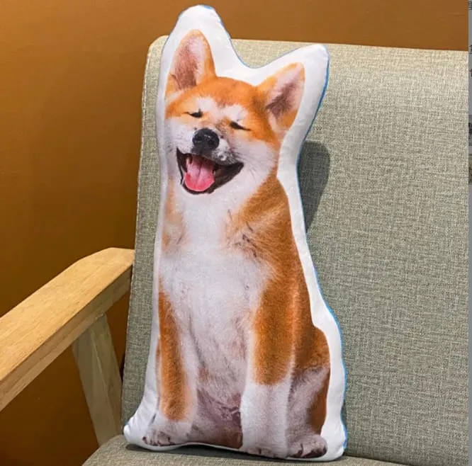 Cuscino per cani con simulazione stampata in 3D, divertente cuscino a forma di animale domestico, soggiorno, camera da letto, decorazione morbida, regalo di festa personalizzato — image 37