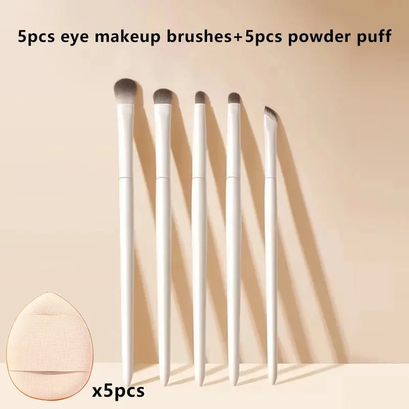 5/6/8/10 Stuks Make-Up Kwasten Set Professionele Zachte Oogmake-up Kwasten Contouren Oogschaduw Eyeliner Oog Detail Borstel Makeup Tools — image 12