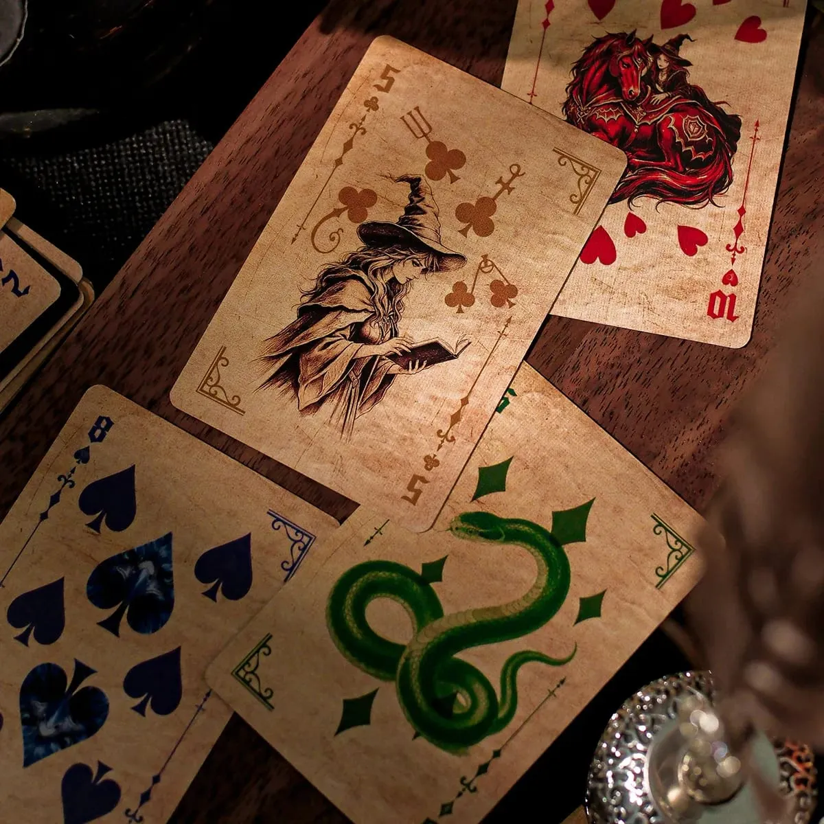 Mystery Whisper Playing Cards-Juego de cartas de póquer de diseño vintage, juego de fiesta para adultos, Team Building, juego familiar, noche, regalo único