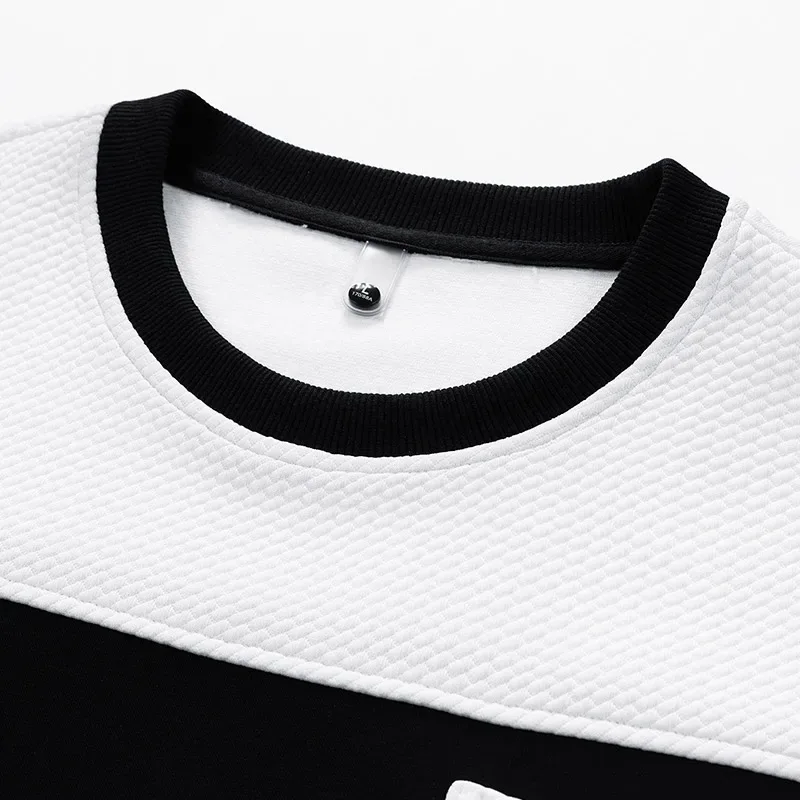 2024 Spring Men Stripe Sweatshirt Cotton Oversized Hoodies Men Long Sleeve O-Neck Pullovers Male Streetwear Fashion Tops 6Xl 8Xl — image 14