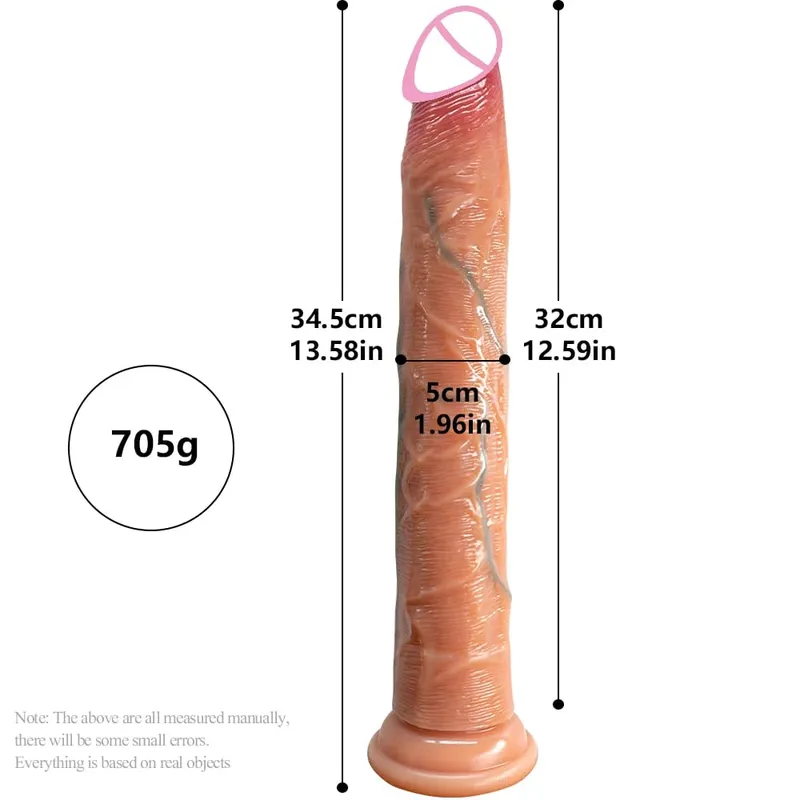 Super Long Penis Soft Silicone Dildo Butt Plug Prostate Massager Huge Vagina Anal Dildo Suction Cup Adult Sex Toys For Women men — image 6