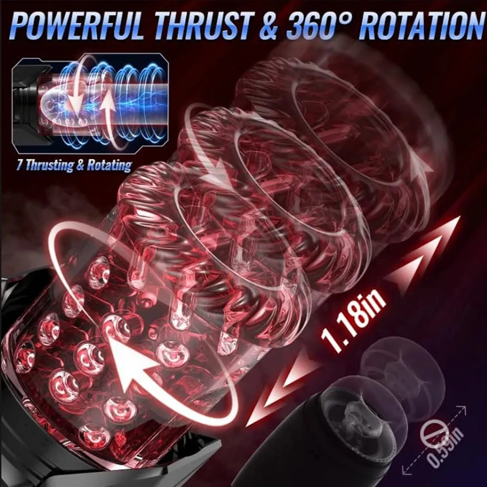 APP Control Automatische Männliche Masturbator Tasse Rotierenden Lecken Soting Masturbation Vagina Pusssy Blowjob Sex Spielzeug Für Männer — image 2