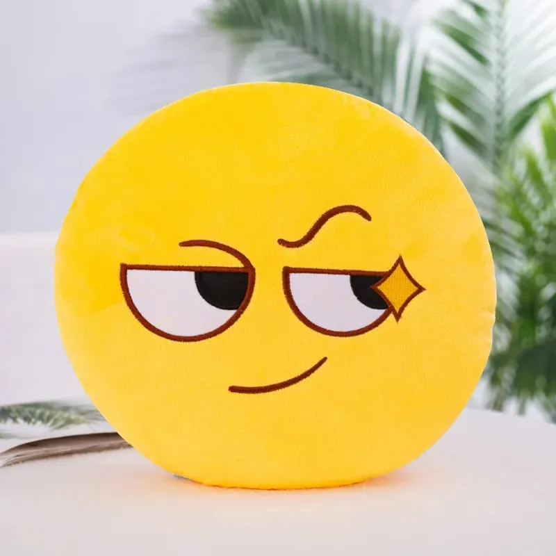 หมอนตุ๊กตาหน้ายิ้ม Meme Emoji ขนาด 32 ซม. หมอนกอดนุ่มสุดน่ารักสำหรับส่วนที่เหลือนอนและเบาะ - ของขวัญของเล่น — image 3