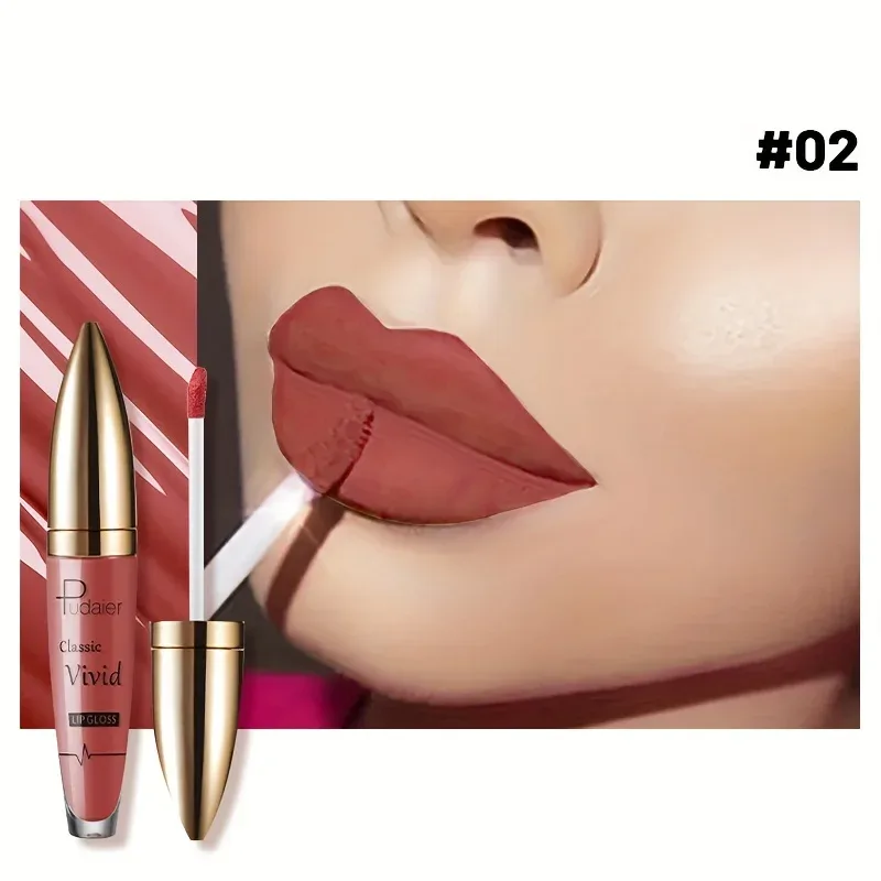 Smalto labbra opaco ad alta pigmentazione - Rossetto liquido a lunga tenuta a prova di sbavature Regali per San Valentino Regalo per la festa della donna