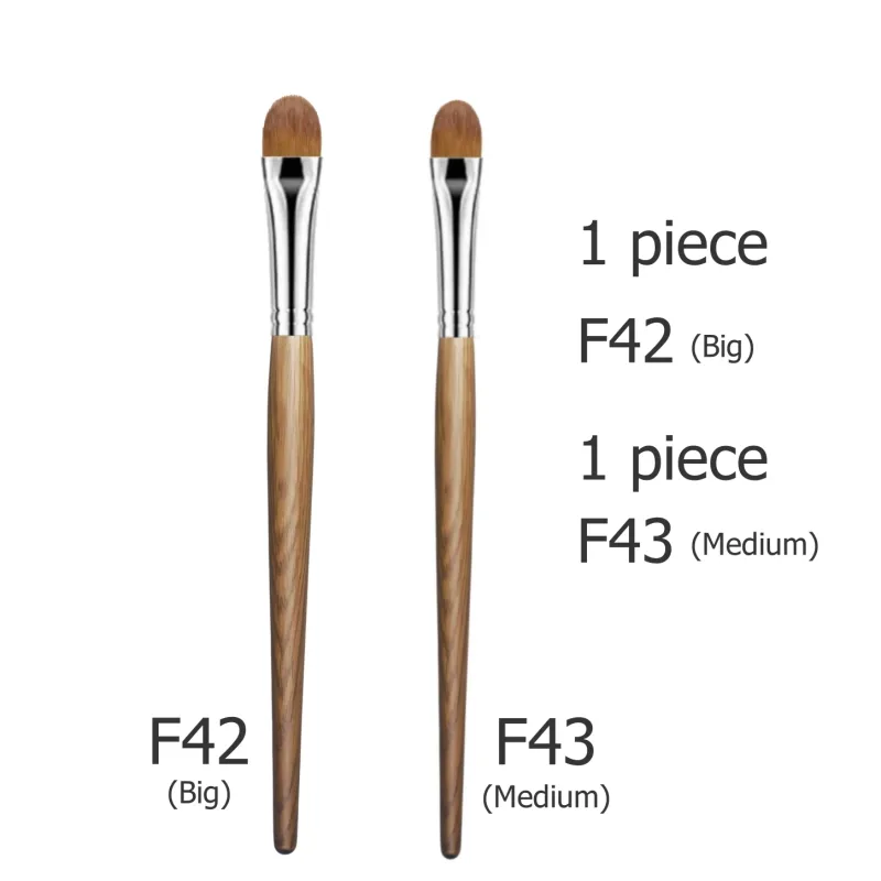 Ploché korektorové štětce Make-up Set Syntetické vlasy Profesionální korektor Kosmetický štětec Mixing Beauty Make-up Nástroje — image 12