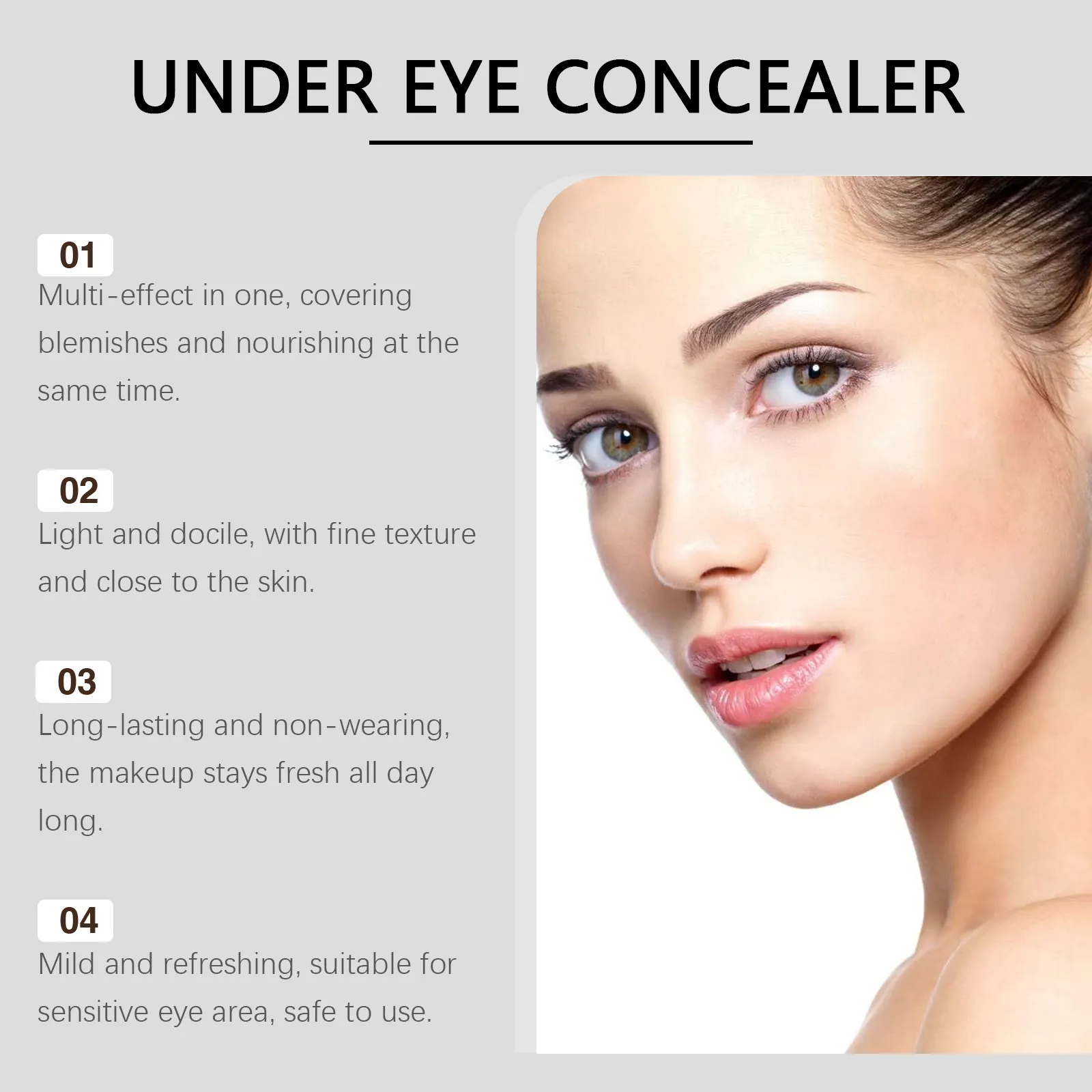 Řada očních korektorů Oční skvrny hydratuje bez odstranění make-upu Light and Natural Fit Brighting Repair Concealer Makeup — image 2