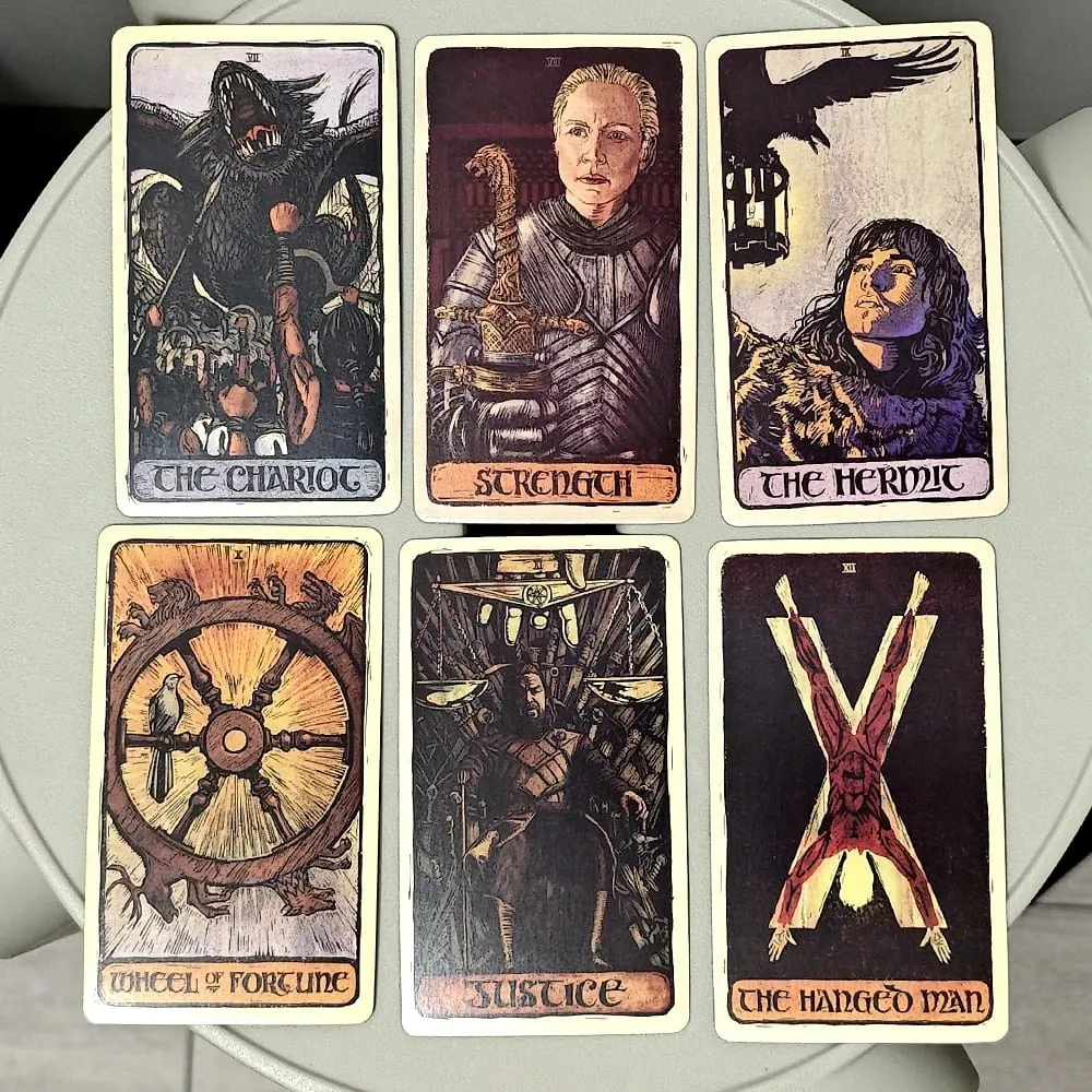 MENDAPAT Dek Tarot 10.3*6sm 78 Kad Bergambar Cantik