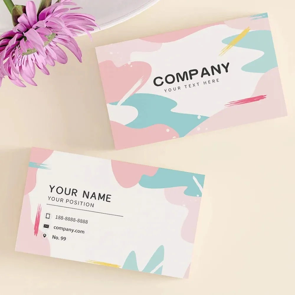 Individuelle Karten, Dankeskarten, individuelle Visitenkartenverpackungen für kleine Unternehmen, personalisierte Logo-Hochzeitseinladungen, Postkarten — image 6