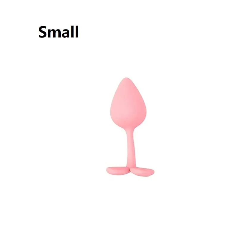Perline anali in silicone Butt Plug Set Mini Piccolo Medio Grande Plug anale Quadrifoglio Anal Trainer Giocattolo del sesso Uomini Donne Gay