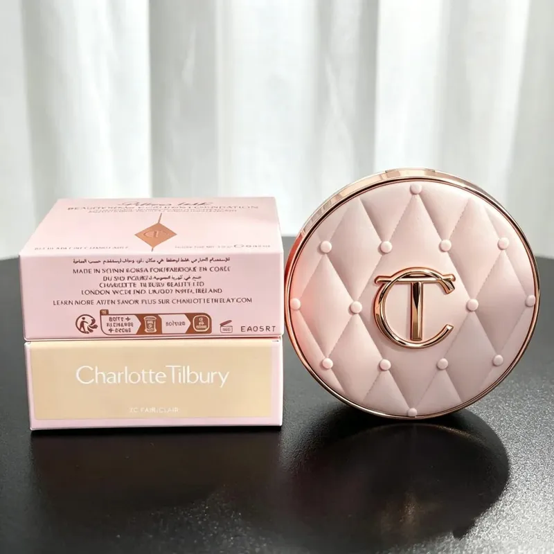 Charlotte Tilbury Concealer Cushion Silky Setting Powder Concealer Přenosný dlouhotrvající podkladový make-up s dárky v krabičce — image 10