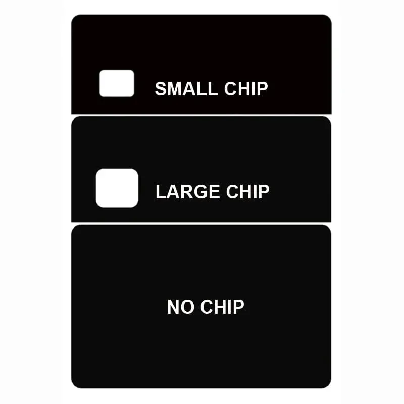 2.5D สเตอริโอ DIY ปรับแต่งการออกแบบด้านข้างสติกเกอร์เทปฟิล์มสำหรับ Creidt Card Debt Card ขนาดเล็กชิปขนาดใหญ่ — image 5