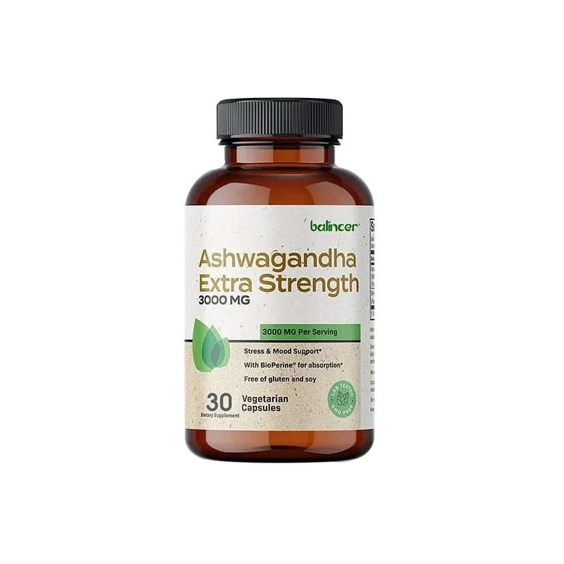 Balincer Ashwagandha Capsules | Ashwagandha Extract Supplement | Boost Energy Relieve Stress Support Mood & Focus — image 10