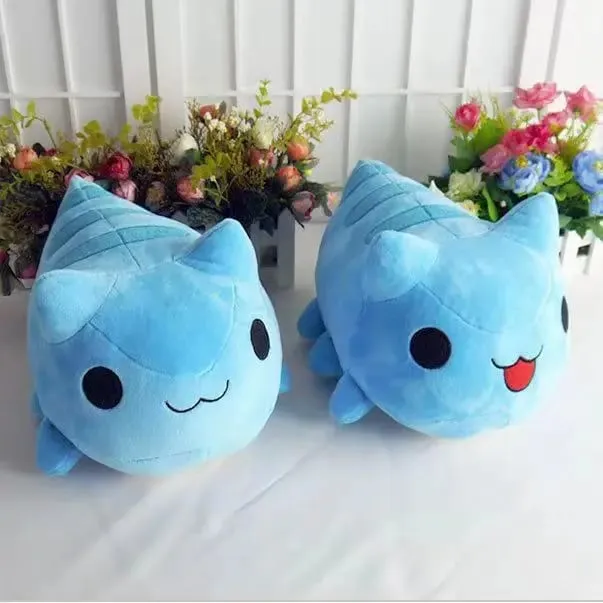 15/30CM Bugcat Capoo Plush Toy Anime Blue Cat Worm Cosplay Doll Stuffed Pillow for Gift — image 2