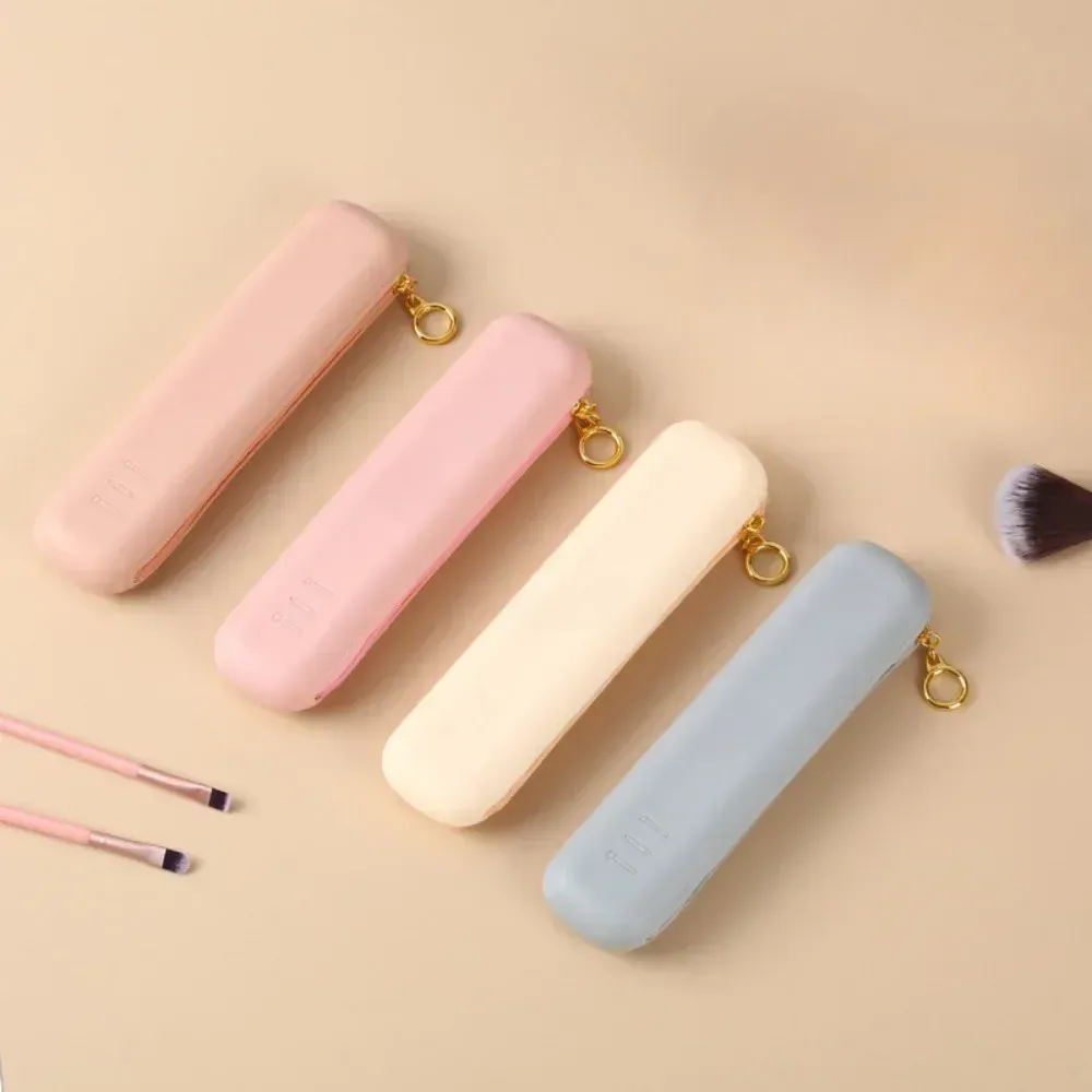 1pc Silicone Make Up Brushes Storage Bag Multi Function Travel Makeup Brush Holder Portable Cosmetic Tool Organizers Zipper Case — image 3